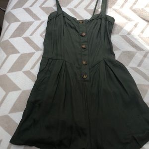 Olive green romper